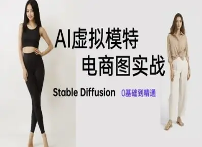 AI虚拟模特电商图实战,AI绘画Stable Diffusion 0基础到精通-创业猫 AI虚拟模特电商图实战,AI绘画Stable Diffusion 0基础到精通