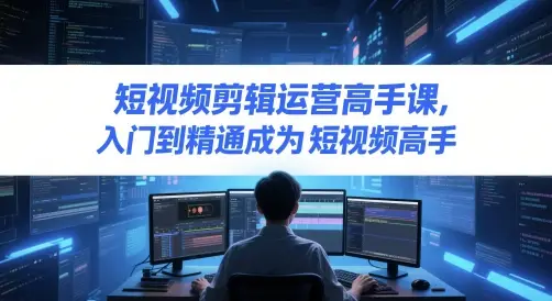 短视频剪辑运营高手课,入门到精通成为短视频高手-创业猫 短视频剪辑运营高手课,入门到精通成为短视频高手
