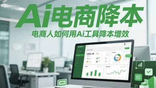 Ai电商降本增效线上课,电商人如何用Ai工具降本增效-创业猫 Ai电商降本增效线上课,电商人如何用Ai工具降本增效
