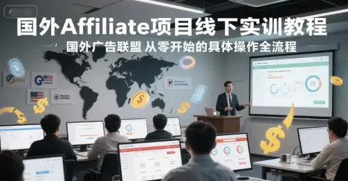 国外Affiliate项目线下实训教程,国外广告联盟从零开始的具体操作全流程-创业猫 国外Affiliate项目线下实训教程,国外广告联盟从零开始的具体操作全流程