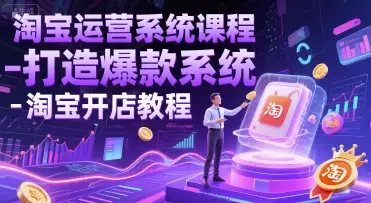淘宝运营系统课程-打造爆款系统-淘宝开店教程-创业猫 淘宝运营系统课程-打造爆款系统-淘宝开店教程
