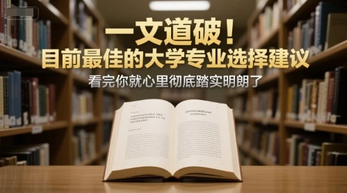 【精】付费文章:一文道破!目前最佳的大学专业选择建议,看完你就心里彻底踏实明朗了-创业猫 【精】付费文章:一文道破!目前最佳的大学专业选择建议,看完你就心里彻底踏实明朗了