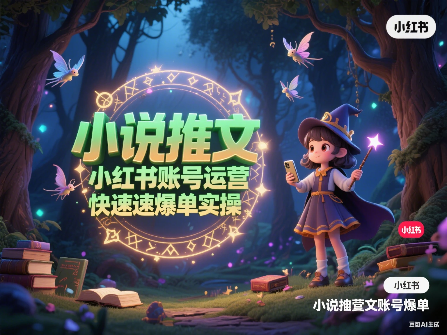 小说推文 小红书账号运营快速爆单实操-创业猫 小说推文 小红书账号运营快速爆单实操
